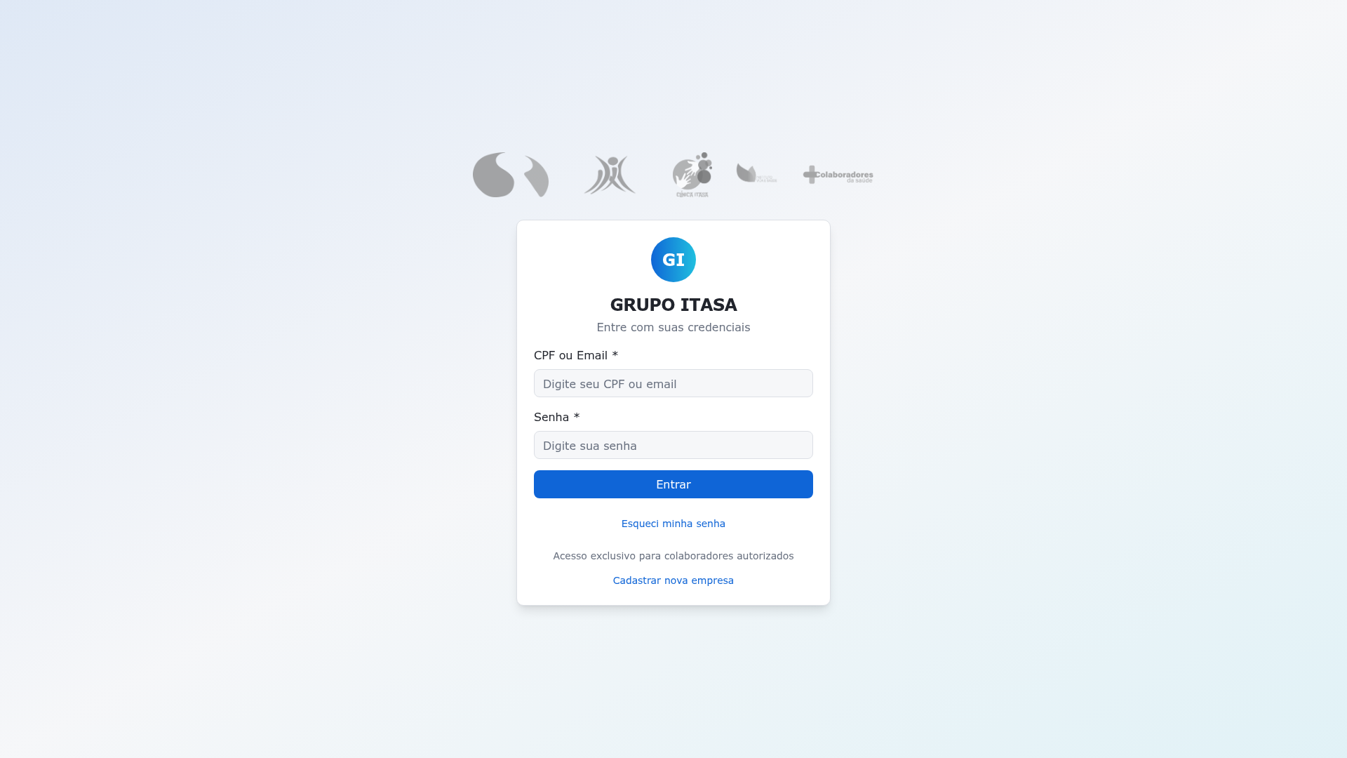 Preview do site Itasa Online